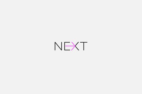 Next by Robert Butkovic Logo Intelligent, Typographie Logo, Next Logo, Clever Logo Design, News Logo, 100 Logo, Creative Logos, Clever Logo, Typo Logo