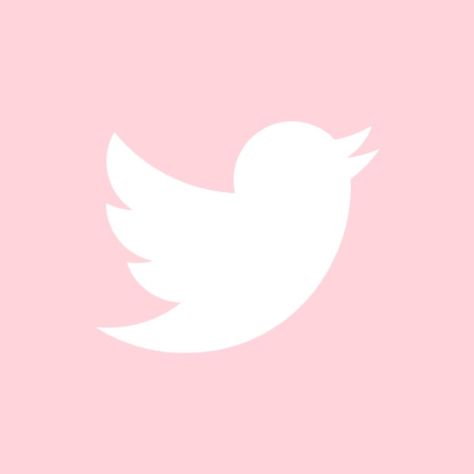 Ios14 Aesthetic, Pastel Pink Icons:), Pink Twitter, Twitter Logo, Twitter App, App Store Icon, Pink Icons, Cute App, Iphone Photo App