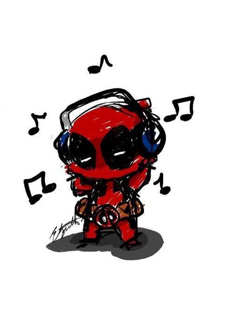 Hot Deadpool Fanart, I Love Marvel Pfp, Deadpool Heart, Deadpool Pfp, Cute Deadpool, Deadpool Fan Art, Deadpool Drawing, Deadpool Artwork, How To Move On