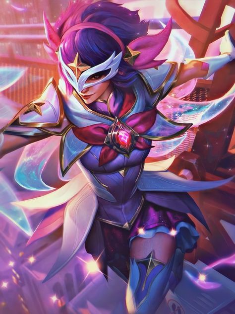 Star Guardian Skins, League Of Legends Wallpaper, Legends Wallpaper, Zed League Of Legends, Star Guardian, Jinx League Of Legends, Desktop Wallpaper Design, Fantasy Races, Wallpaper Space