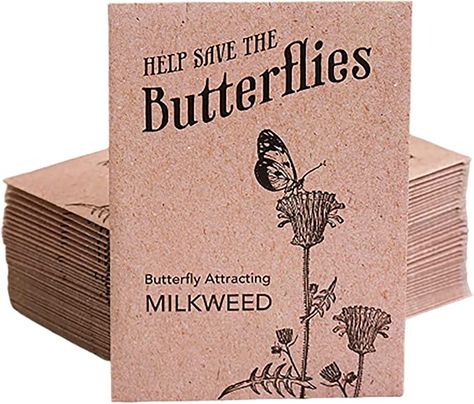 Mammoth Sunflower, Forget Me Not Seeds, Asclepias Incarnata, Butterfly Habitat, Milkweed Plant, Seed Favors, Monarch Caterpillar, Asclepias Tuberosa, Thank You Party