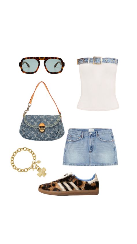 Summer Outfit Inspo!! #outfitinspo #vibes #summer #vacation #clubbing #fitspo #fit #outfit #streetwear #party #club #fashion #style #city Shuffles Summer, Club Fashion, Outfit Streetwear, 2000s Outfits, Outfit Layout, Aesthetic Fits, Stockholm Fashion, Swaggy Outfits, Cute Everyday Outfits