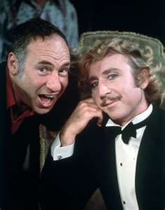 Mel Brooks & Gene Wilder = Genius!! Young Frankenstein - one of my favourite films. Gene Wilder Young Frankenstein, Mel Brooks Movies, Gene Wilder, Mel Brooks, Young Frankenstein, Fritz Lang, Funny Men, Actrices Hollywood, Famous Faces