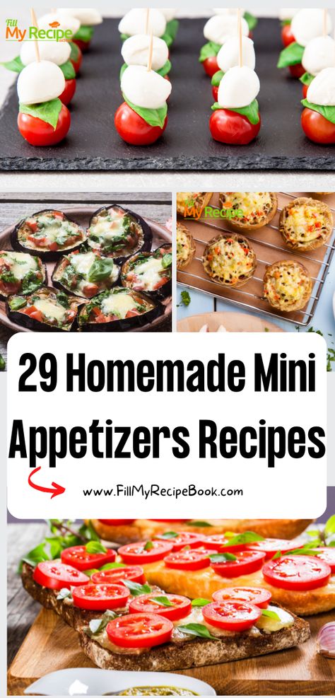 29 Homemade Mini Appetizers Recipes. Easy make ahead bite size and snack ideas for parties, Thanksgiving and Christmas starters. Mini Appetizers Thanksgiving, Mini Savory Appetizers, Mini Foods For Party, Mini Food Appetizers, Cheese Appetizers Easy, Thanksgiving Appetizers Healthy, Horderves Appetizers, Christmas Starters, Cups Recipes