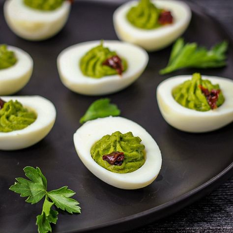 Dragon Eye Deviled Eggs, Deviled Eggs Dill Pickle, Deviled Eggs Dill Relish, Pesto Deviled Eggs Recipe, Pesto Deviled Eggs, Jalepeno Delived Eggs, Devilled Eggs Recipe Best, Devilled Eggs, Bacon Deviled Eggs