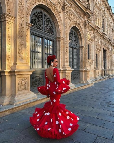 Flamenco Outfit, Traditional Spanish Dress, Spain Dress, Spanish Style Dress, Flamenco Style Dress, Flamenco Dresses, Spanish Clothing, Flower Prom Dress, Spanish Dress