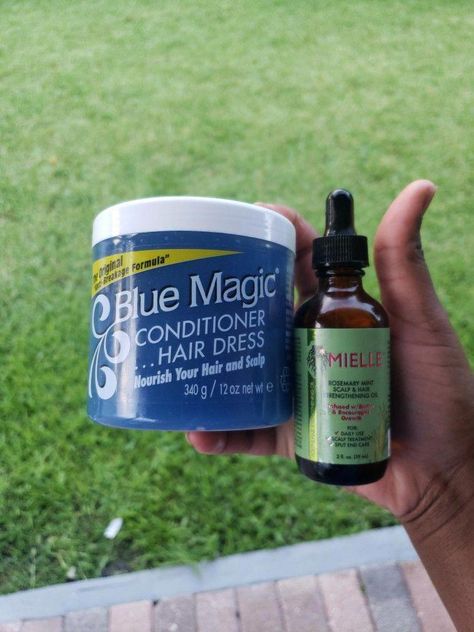 Blue Magic Hair Products, Blue Magic Conditioner, Hairstyles After Washing Natural Hair, Blue Magic Grease, Blue Magic Hair Grease Growth, Growth Oils For Black Hair, Blue Magic Hair Grease, Hair Growth Grease, Afro Hair Growth