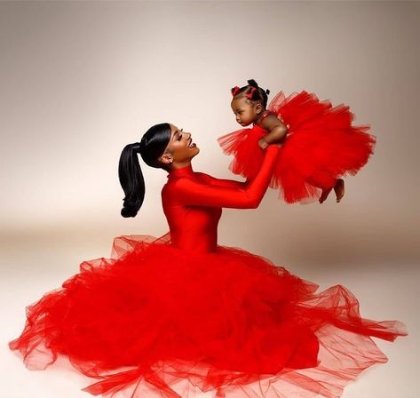 Mommy Daughter Photography, Mommy Daughter Photoshoot, Mommy Daughter Pictures, Red Tulle Dress, Mommy Daughter Photos, Mother Daughter Photoshoot, Mommy And Me Photo Shoot, Mommy Daughter Outfits, Long Tutu