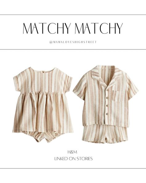 MAMALOVESHIGHSTREET | It’s giving… siblings on holiday ☀️🧡🌼 @hm_kids still currently 20% off too! Linked on stories & saved to MAR24 highlight | Instagram Hm Kids, Twin Baby Clothes, Matching Sibling Outfits, Sibling Outfits, Kid's Fashion, Twin Babies, Boy Clothes, On Holiday, Future Baby