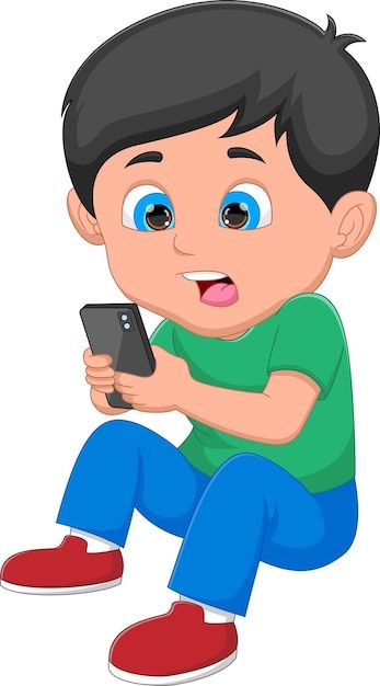 Using Phone Drawing, Cartoon Telephone, Telescope Drawing, Phone Drawing, Phone Cartoon, Play Phone, Cartoon Characters Sketch, Phone Pe, Kids Phone