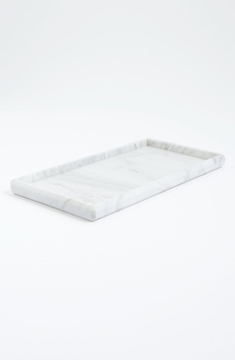 White Tray, Decor Ikea, Inexpensive Home Decor, Marble Tray, Hippie Home Decor, Affordable Decor, Kitchen Marble, Functional Decor, Nordstrom Anniversary Sale