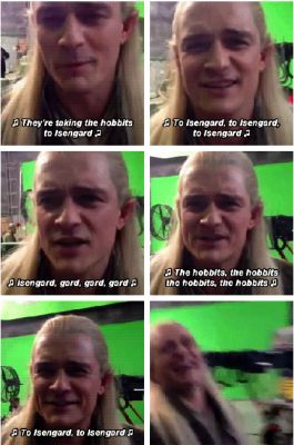 Legolas and Thranduil behind the scenes | Legolas Greenleaf Legolas - Behind the Scenes of The Desolation of ... They Are Taking The Hobbits To Isengard, Taking The Hobbits To Isengard, Hobbit Funny, Relatable Pictures, Legolas Greenleaf, The Desolation Of Smaug, Lotr Cast, Lotr Elves, Legolas And Thranduil