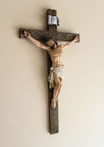 Jesus Christ Cross, Catholic Crucifix, Catholic Pictures, Catholic Cross, Wedding Cross, Jesus And Mary Pictures, Home Altar, Hand Painted Walls, Christian Cross