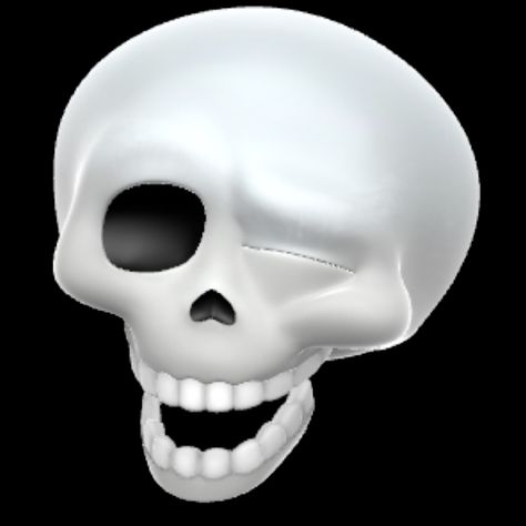 Skeleton Emoji, Bunny Emoji, Skull Emoji, Emojis Iphone, Skull Icon, Emoji Stickers Iphone, Skeleton Face, Whatsapp Wallpaper Cute, Skeleton Head