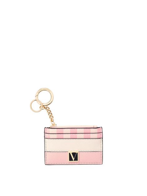 The Victoria Card Case Keychain - Accessories - Victoria's Secret Secret Wallet, Vs Logo, One And Done, Wristlet Purse, Victoria Secrets, Victoria Secret Bags, Small Wallet, Small Accessories, Beauty Accessories