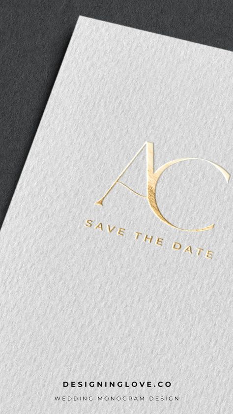 Black Tie Wedding Theme, Timeless Elegant Wedding, Custom Wedding Monogram, Date Idea, Modern Save The Dates, Diy Fashion Hacks, Wedding Gold, Wedding Monogram, Brand Color Palette