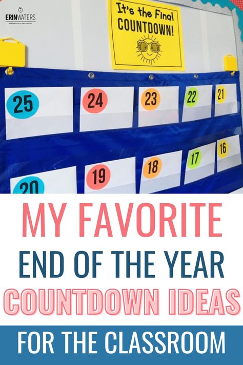 With summer vacation right around the corner, do you have your end of the school year activities planned for your classroom? Today’s blog post includes 6 creative end of the year countdown ideas that you can include into your lesson plan. Your students will love these end of the school year countdowns, including scavenger hunts, writing letters to your future self, and end of the year envelopes to feature a new student every day. Grab all of these classroom ideas to use as a countdown to summer. End Of School Year Countdown Ideas, End Of School Countdown Ideas, End Of Year Countdown Ideas, End Of Year Countdown, Countdown Ideas, School Countdown, Countdown To Summer, Preschool Calendar, Math Review Game