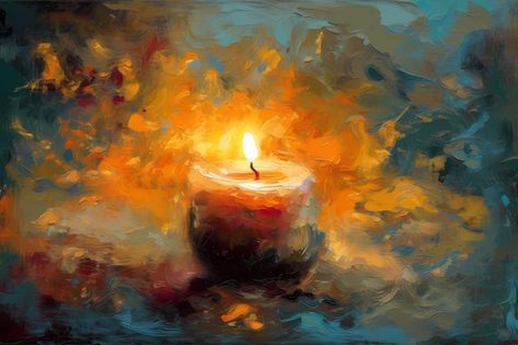 Candle Painting Art, Capuchin Crypt, Painting Fire, Candle Painting, Painted Candles, Creative Painting, Ethereal Art, Art Inspiration Drawing, Funky Art