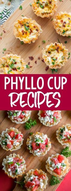 Phyllo Shells Recipes - Appetizers and Desserts - Peas and Crayons Breakfast Phyllo Cups, Phyllo Cup Recipes, Phyllo Appetizers, Philo Dough, Phyllo Shells, Cup Recipes, Phyllo Dough Recipes, Phyllo Recipes, Group Recipes