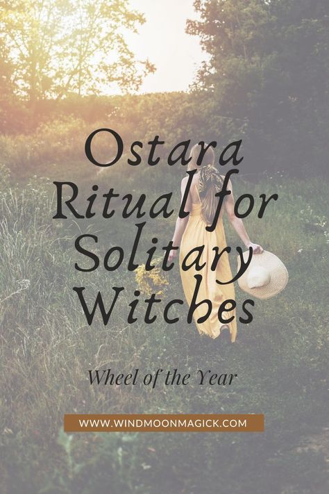 Ostara, also known as the Spring Equinox, is a time of renewal, growth, and new beginnings. It marks the start of the astrological year and is a perfect time for a solitary modern witch to perform a ritual to honor the changing seasons and welcome in the new. Spring Equinox Ritual, Ostara Ritual, Wicca Holidays, Witch Spring, Witches Wheel, Tarot Card Artwork, Modern Witchcraft, Witchy House, Solstice And Equinox