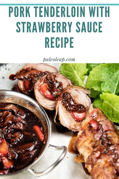 Pork Tenderloin With Strawberry Sauce Recipe Instant Pot Pork Loin Recipe, Strawberry Sauce Recipe, Bbq Pork Loin, Crockpot Pork Loin, Apple Pork Tenderloin, Tenderloin Roast, Slow Cooked Pork, Pork Loin Recipes, Pork Glaze