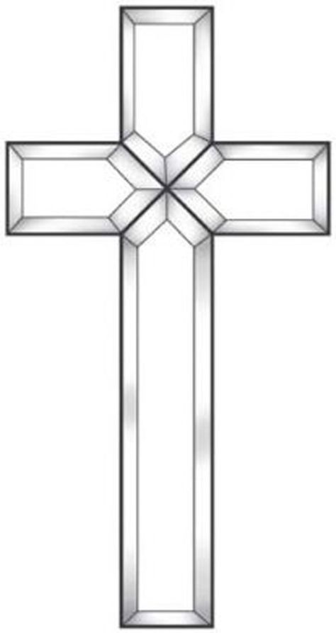 Stained Glass Supplies Small Cross Bevel Cluster EC151 Small Cross Tattoos, Glass Art Installation, Cross Drawing, Stained Glass Windows Church, Stained Glass Supplies, Glass Suncatchers, Glass Cross, Cross Art, Stained Glass Suncatchers