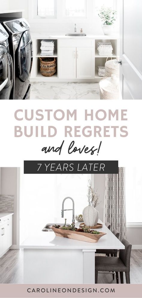 Is one of your biggest home build fears that you’ll end up with custom home build regrets that are too costly to fix? Or possibly you’re afraid you’ll make decisions that are outdated in just a few short years? Guess what … I had the same fears as YOU! Keep reading to find out how I feel about my custom home decisions 7 years after building my house. Nifty House Ideas, How To Start Building A House, List Of Rooms In A House, Things To Include In New Build, Building Your Dream Home, Building Home Must Haves, Must Have House Features, Custom Build Home Ideas, Custom House Ideas