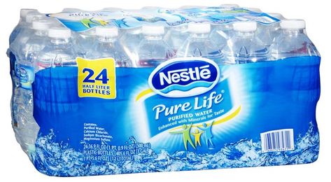 Pure Life 571863 Nestle Pure Life Water 16.9 Oz. 24/Carton (110109) Nestle Pure Life Water, Pure Life Water, Nestle Water, Nestle Pure Life, Branded Water Bottle, Natural Mineral Water, Pure Life, Water Branding, Fruit Infused Water