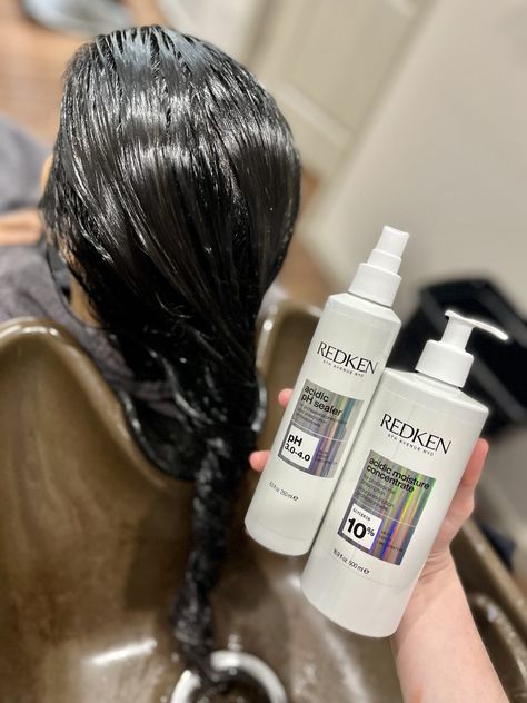 Redken Acidic Bonding Concentrate is the must-have system for moisturizing and repairing all types of damaged hair. Redken Acidic Bonding Concentrate, Redken Acidic Bonding, Acidic Bonding Concentrate, Fake Makeup, Teeth Whitening Remedies, Fav Products, Boring Hair, Citric Acid, Happy Healthy