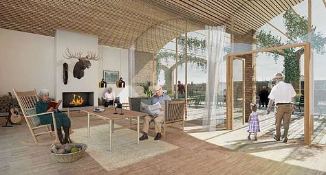 Elderly Care Center, Retirement Living, Elderly Home, Architecture Design Drawing, Hospital Design, Healthcare Design, Assisted Living, Nursing Home, Senior Living