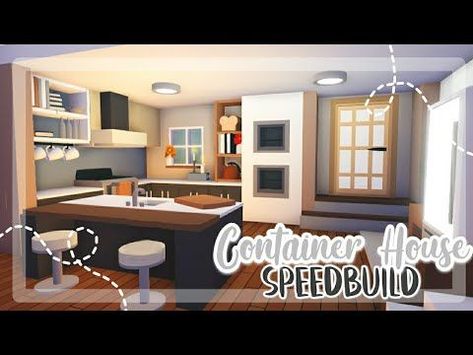 adopt me container house *not mine* Adopt Me Roblox House Ideas Container House, Aesthetic Adopt Me Kitchen, Adopt Me Container House Ideas, Adopt Me Kitchen Ideas Aesthetic, Adopt Me Restaurant Ideas, Adopt Me Decorating Ideas, Adopt Me Kitchen Ideas, Gaming Interior, Adopt Me House Ideas