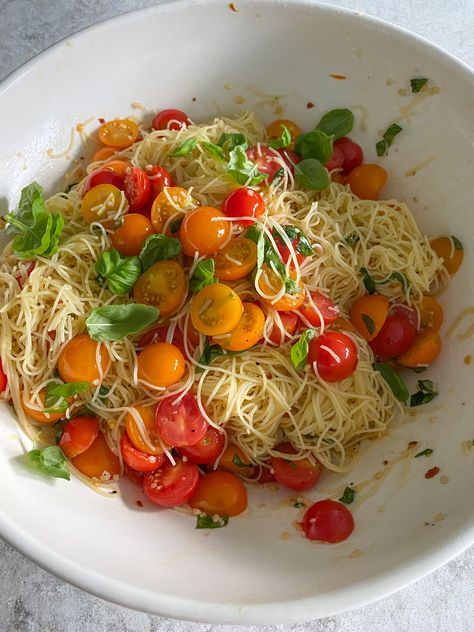 Summer Garden Party Ideas, Using Cherry Tomatoes, Spaghetti Limone, Summer Garden Pasta, Garden Pasta Salad, Best Ina Garten Recipes, Summer Pasta Dishes, Garden Pasta, Summer Pasta Recipes