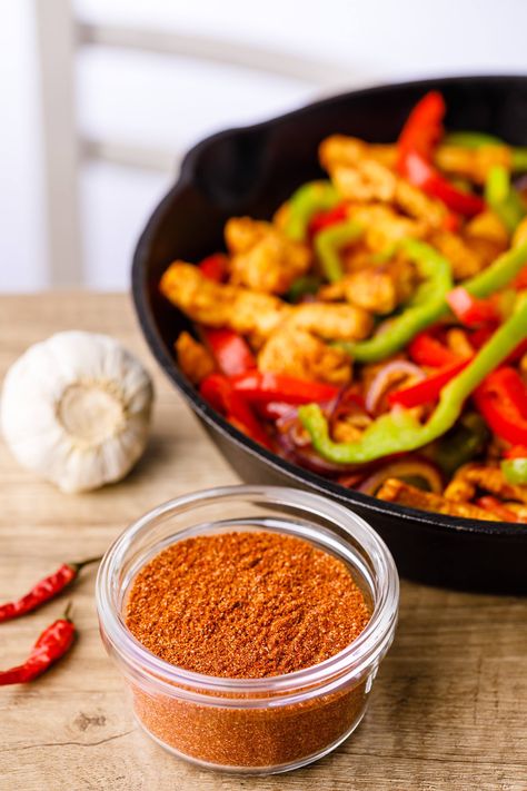 Homemade Keto Fajita Seasoning Mix - Keto Pots Keto Taco Seasoning, Fajita Mix, Fajita Seasoning Mix, Homemade Fajita Seasoning, Keto Taco, Fajita Seasoning, Seasoning Mixes, Spice Mixes, In A Hurry