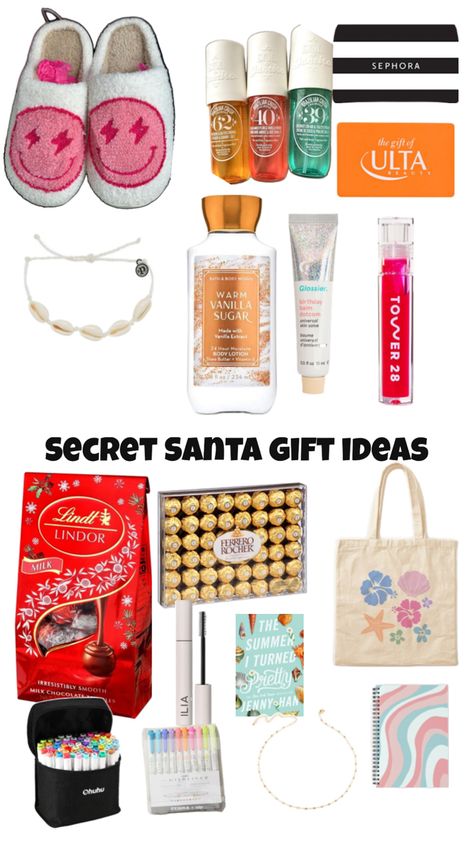 These are some things I would definitely give my secret Santa this season🤫❤️💚 Secret Santa Gift Ideas, Secret Santa Gift, Santa Gifts, Secret Santa Gifts, Secret Santa, For Girls, Gift Ideas, Gifts