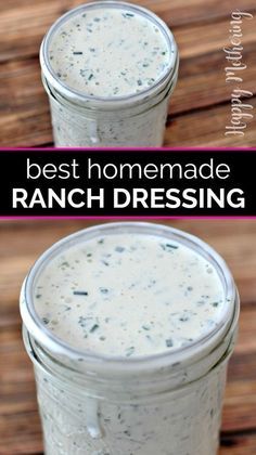 Diy Ranch Dressing Mix Recipe, Make It Dont Buy It, Hidden Valley Ranch Recipes Dressings, Sweet Garlic Dressing, The Best Ranch Dressing Recipe, How To Make Buttermilk Ranch, Home Ranch Dressing, Home Made Salad Recipes, Homade Ranch Dressing Recipes Easy