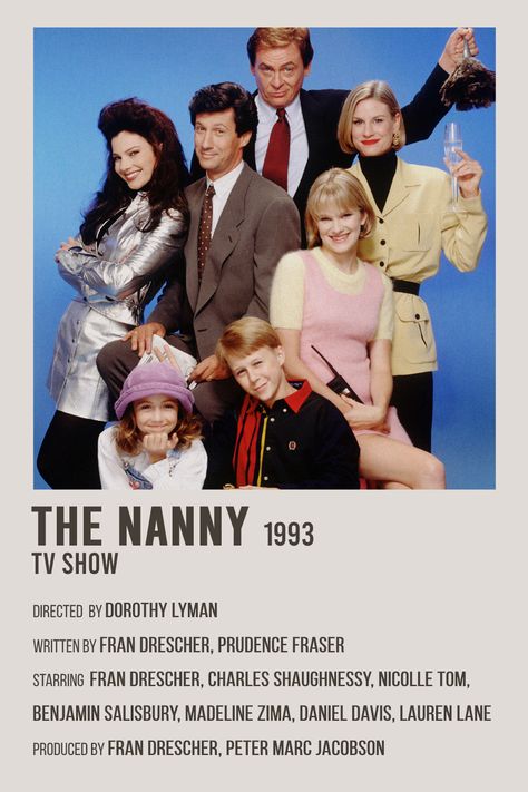 The Nanny Poster, Comfort Tv Shows, The Nanny Aesthetic, The Nanny Tv Show, Nanny Show, Nanny Interview Questions, Die Nanny, Charles Shaughnessy, Daniel Davis