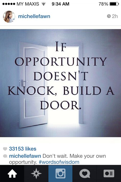 Build a door ~ Michelle Phan Michelle Pham, Build A Door, Michelle Phan, Building A Door, Own Quotes, Knock Knock, Words Of Wisdom, Inspirational Quotes, Home Decor Decals