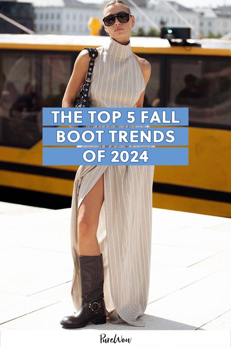 undefined affiliate,boots,fall,fashion,national,outfit-ideas,shoes,shoppable,shopping,street-style,style,trends 2024 Fall Boots Outfits, Fall 2024 Footwear Trends, Saddle Boots Outfit, Boots For Dresses For Women, Boot Trends For Fall 2024, 2024 Fall Boots, Boot Trends Fall 2024, Tall Boots Outfit 2024, Shoe Trends Fall 2024