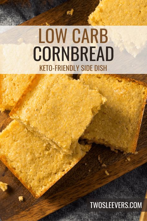 Keto Cornbread | Low Carb Cornbread Recipe Low Carb Cornbread Recipe, Flavored Cornbread, Keto Cornbread Recipe, Low Carb Cornbread, Keto Cornbread, Southern Cornbread Recipe, Southern Cornbread, Low Carb Flour, Cornbread Recipe