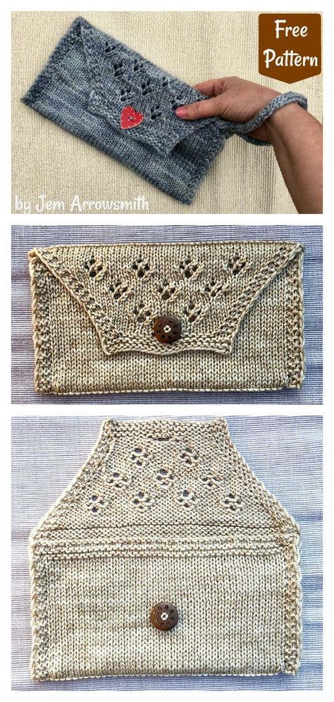 Diamond Lace Clutch Purse Free Knitting Pattern Crochet Diaper Bag, Jeans Inspiration, Lace Purse, Lace Clutch, Knitting Bag Pattern, Knitting Terms, Knitting Lace, Fashion Knitting, Bag Tutorials