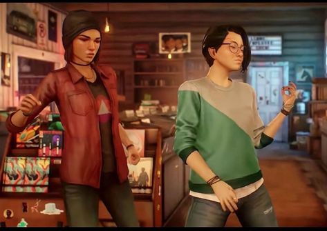 Alex X Steph, Life Is Strange Characters, Alex Chen, Heather Mason, Life Is Strange Fanart, Taurus Personality, Life Is Strange 3, Chloe Price, Mosh Pit