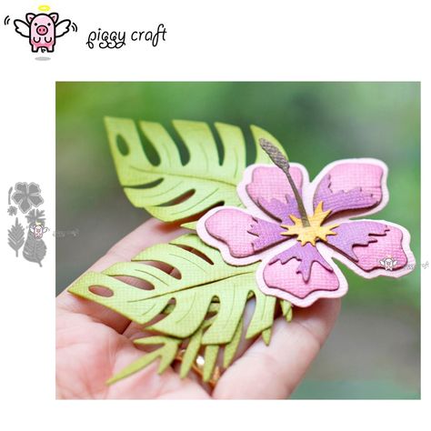 Scrapbook Die Cuts, Leaf Decoration, How To Make Scrapbook, Embossing Stencils, Leaf Cards, Scrapbooking Album, Craft Knife, Flower Leaf, Leaf Decor