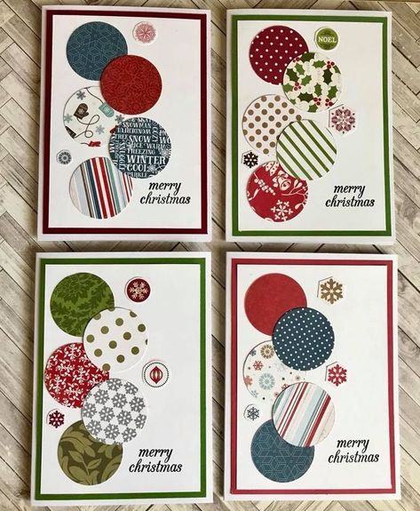 christmas cards multiples variety handmade Simple Christmas Cards, Homemade Christmas Cards, Christmas Card Crafts, Diy Christmas Cards, Christmas Cards To Make, Christmas Quilt, Rubber Stamping, Fun Christmas, Card Sketches