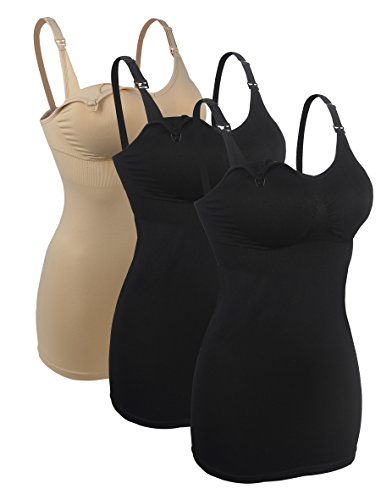 iLoveSIA 3PCS Women's Nursing Cami Maternity Breastfeedin... Tank Tops Black, Nursing Tank Top, Nursing Tank, Women Nurse, Tank Top Bras, Nursing Tops, Activewear Fashion, Womens Maternity, Maternity Nursing