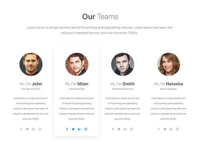 Our Team UI Team Page Web Design, Team Members Design Layout, Our Team Page Design, Testimonials Web Design, Cv Website, Team Profile, Hospital Signage, Joker Mask, Powerpoint Slide Designs