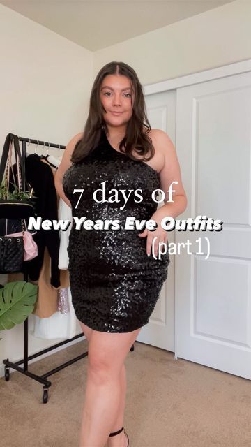 Rachel Shnayder | Curvy Fashion on Instagram: "Day 1 of NYE outfit ideas! ✨ Head to my Amazon storefront at the link in my bio to shop this dress! 🫶 And make sure to FOLLOW @rachelshnayder to see more NYE outfit ideas! #nyeoutfit #newyearseveoutfit #nyedress #nyeparty #newyearsevedress #partydress #curvydress #midsizeoutfits" Curvy New Years Eve Outfit, New Years Eve Outfits For Curvy Women, Curvy New Years Outfit, New Years Eve Outfits Midsize, Nye Outfits Plus Size, Casual Nye Outfit New Years, Casual Nye Outfit, Plus Size New Years Eve Outfits, Nye Party Outfit