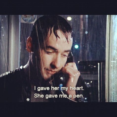 "Say Anything" (1989) John Cusack. I love John Cusack and 80s movies. This movie was a plus for me:) John Cusack Movies, 80s Movie Quotes, 80s Quotes, Quotes Heart, John Cusack, Quotes Movie, 80s Movies, Movie Lines, Film Quotes