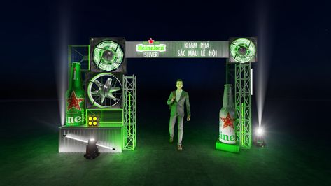 DY. CREATIVE - Heineken Festive 2020 - Young Social Outlet Entrance Design, Riot Games, Adobe Portfolio, Creative Work, Entrance, Outlet, Portfolio, Packaging, Festival