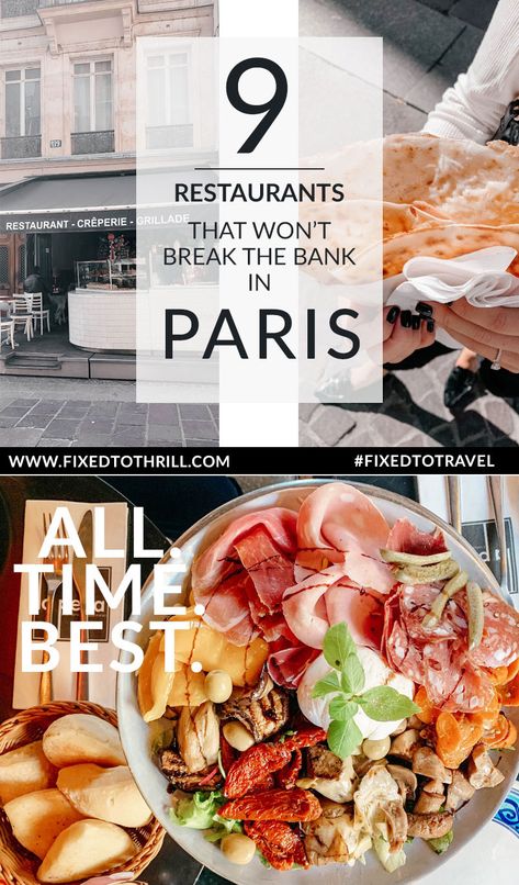 Places To Eat In Paris, Paris Food Guide, Paris Cheap, Paris Trip Planning, Eat In Paris, Best Restaurants In Paris, Dinner In Paris, Visiting Paris, Restaurants In Paris