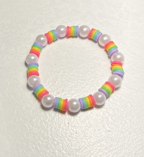 Bracelets Preppy, Pulseras Kandi, Make Clay Beads, Colorful Bead Bracelets, Pony Bead Bracelets, Clay Bead Necklace, Beaded Braclets, Preppy Bracelets, Homemade Bracelets